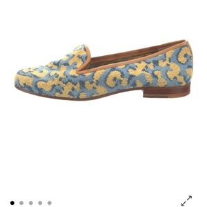 Stubbs and Wootton Blue and Yellow Loafers